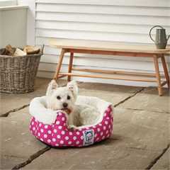Bunty Deep Dream Dog Bed - Pink
